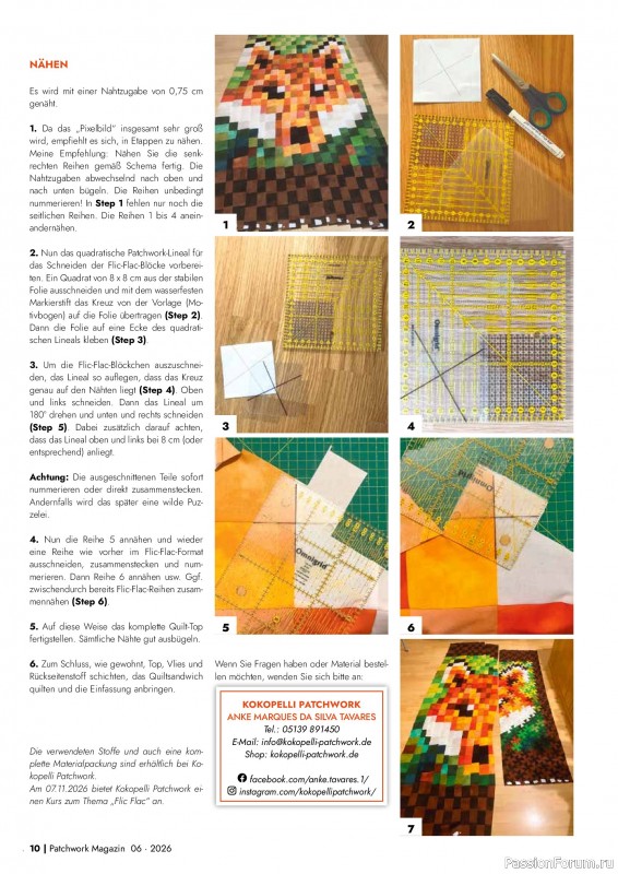 Коллекция проектов для рукодельниц в журнале &laquo;Patchwork Magazin №6 2026&raquo;