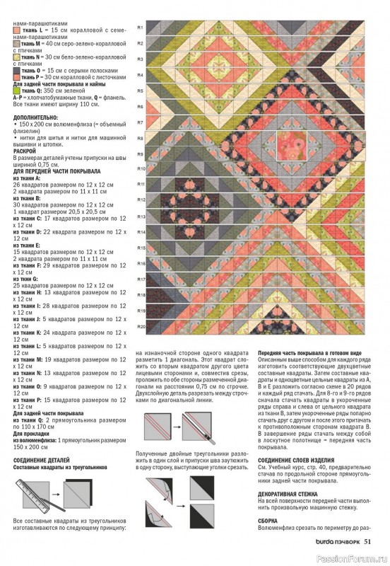 Коллекция проектов для рукодельниц в журнале «Пэчворк №3 2020»