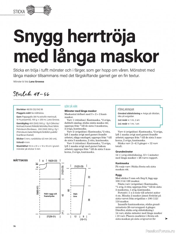 Коллекция проектов для рукодельниц в журнале &laquo;Stickat & Sant №1 2026&raquo;