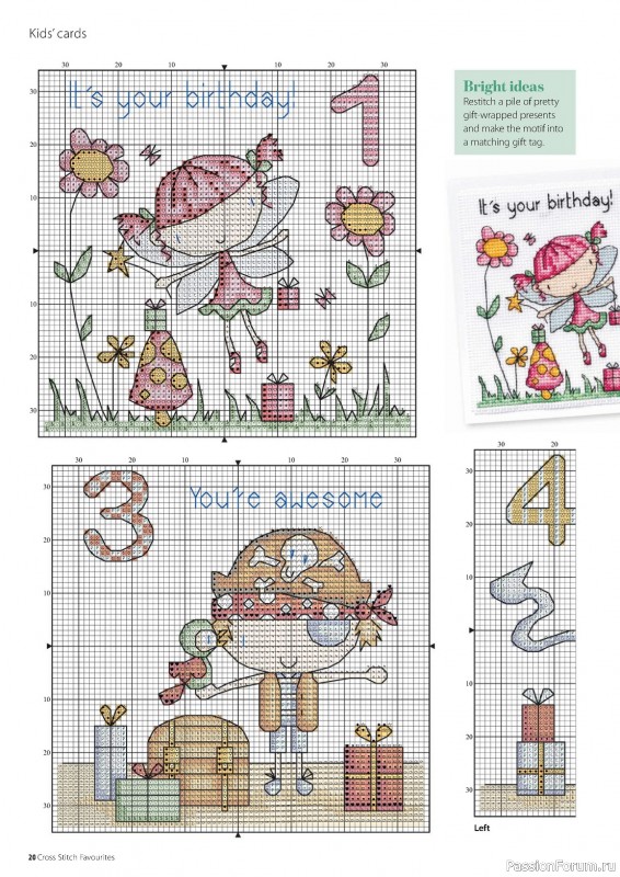 Коллекция вышивки в журнале «Cross Stitch Favourites - Celebrations 2024»