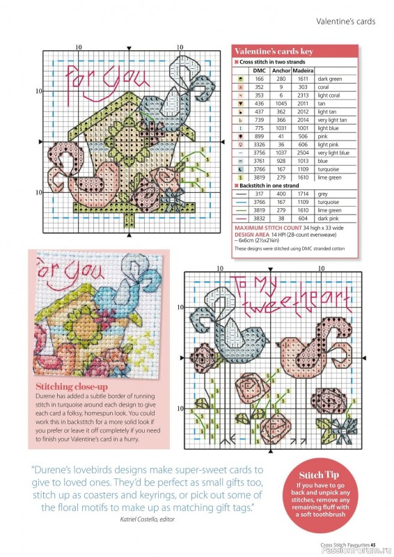 Коллекция вышивки в журнале «Cross Stitch Favourites - Spring 2023»