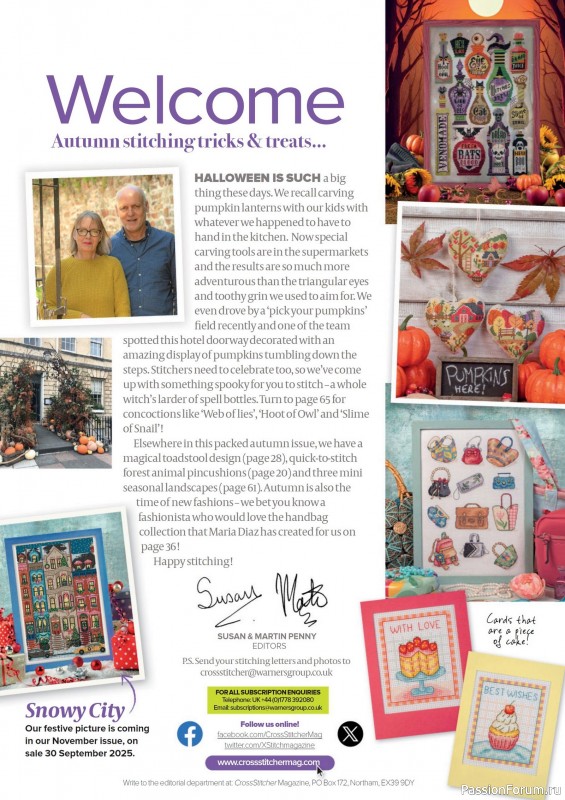 Коллекция вышивки в журнале «CrossStitcher №427 2025»