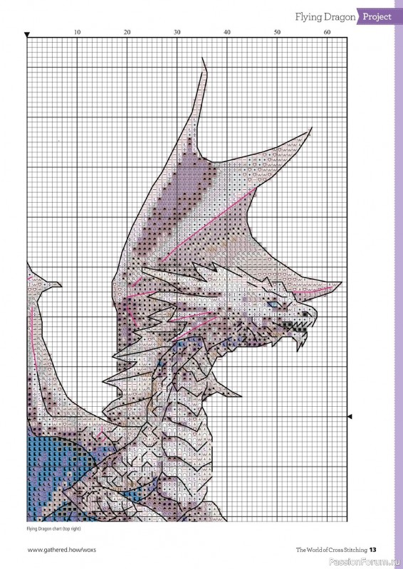 Коллекция вышивки в журнале «The World of Cross Stitching №328 2022»