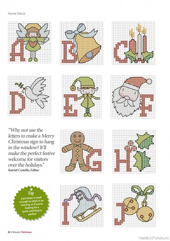 Коллекция вышивки в журнале «Ultimate CrossStitch – Christmas 2026»