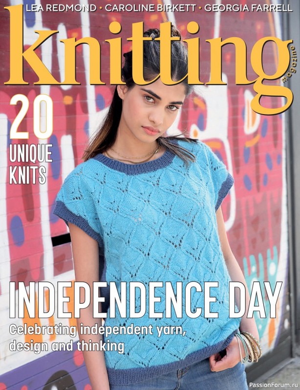 Вязаные модели спицами в журнале «Knitting №232 2022»