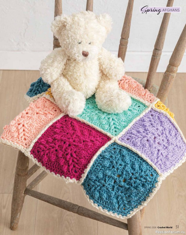 Вязаные проекты крючком в журнале &laquo;Crochet World - Spring 2026&raquo;