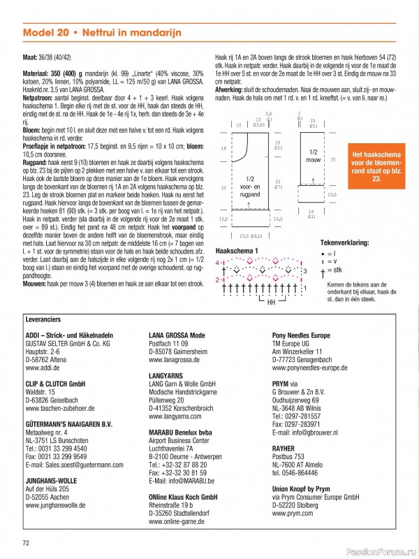 Вязаные проекты крючком в журнале «Evy Hip Haken Special №19 2026»