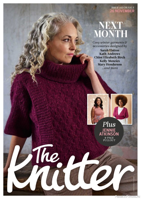 Вязаные проекты спицами в журнале &laquo;The Knitter №234 2026&raquo;