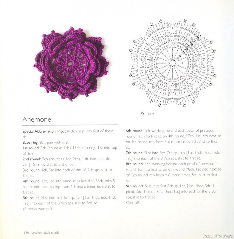 Вязаные проекты в книге &laquo;Crochet Stitch Motifs&raquo;. Продолжение