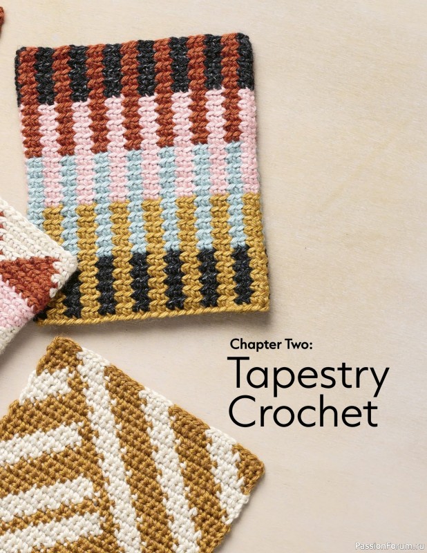 Вязаные проекты в книге «Modern Guide to Colorwork Crochet».