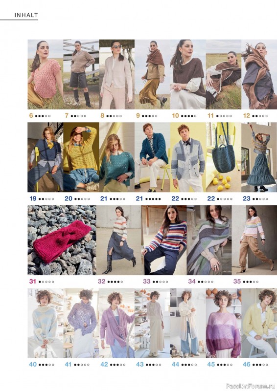 Вязаные проекты в журнале «Burda Stricken №1 2026»