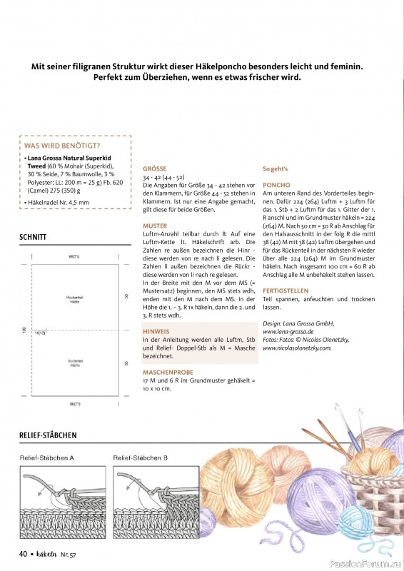 Вязаные проекты в журнале &laquo;Hakeln das MaschenMagazin №57 2026&raquo;