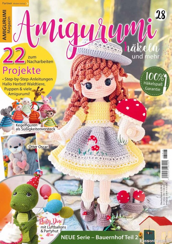 Вязаные проекты крючком в журнале «Amigurumi Magazin №28 2026» Вязаные проекты крючком в журнале «Amigurumi Magazin №28 2026»