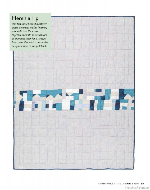 Коллекция проектов для рукодельниц в журнале «Quilter’s World Specials: Let's Make It Merry 2026»