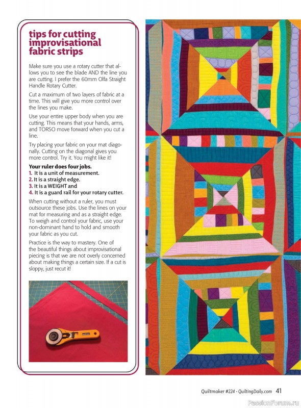 Коллекция проектов для рукодельниц в журнале «Quiltmaker №224 2026»