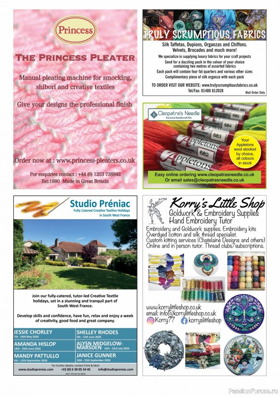 Коллекция проектов для рукодельниц в журнале «Stitch Magazine №158 2025»