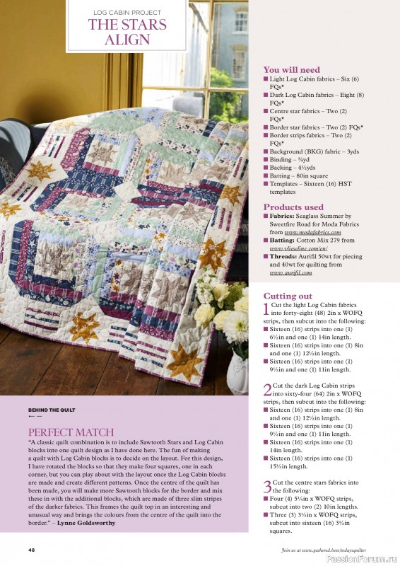 Коллекция проектов для рукодельниц в журнале «Todays Quilter №135 2025»