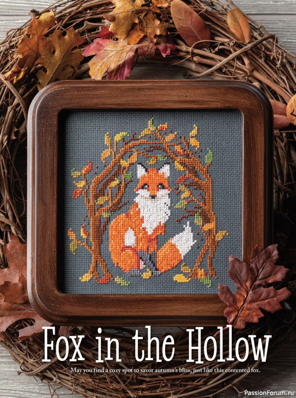 Коллекция вышивки в журнале «Just CrossStitch - Autumn 2025»