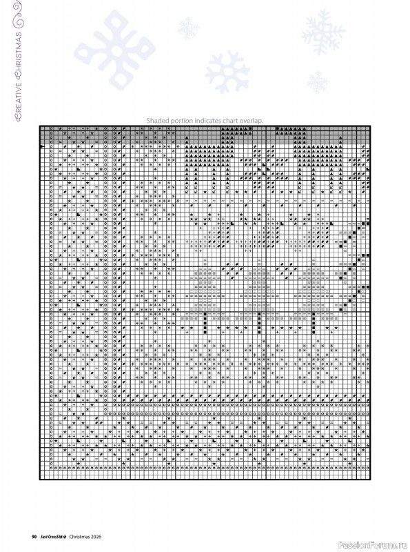 Коллекция вышивки в журнале «Just CrossStitch - Christmas 2026»