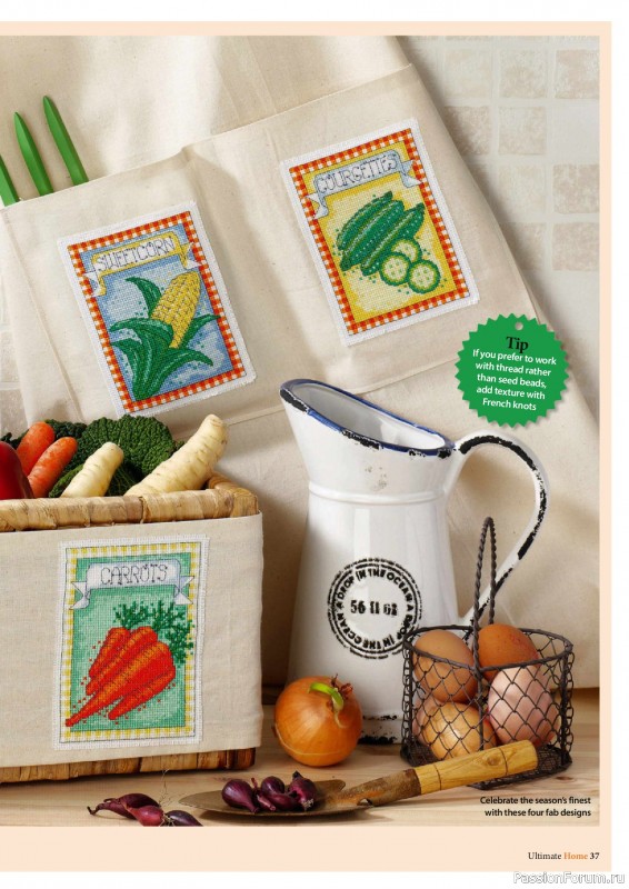 Коллекция вышивки в журнале &laquo;Ultimate CrossStitch &ndash; Home 2026&raquo;