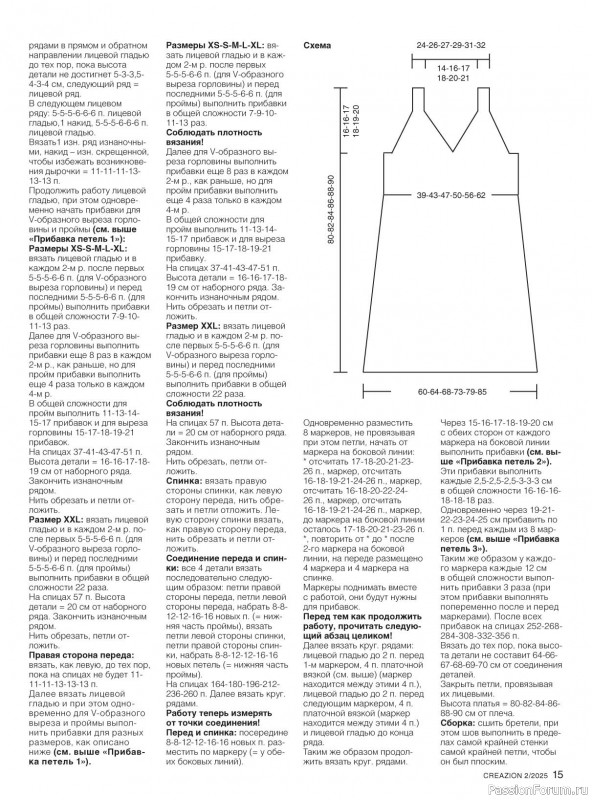 Вязаные модели в журнале «Creazion №2 2025»