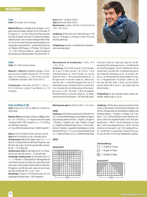 Вязаные модели в журнале &laquo;Hundert Seiten voller Ideen №1 2026 - Tucher & Schals&raquo;