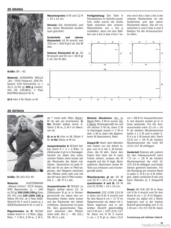 Вязаные модели в журнале «Maschentrends №3 2025»