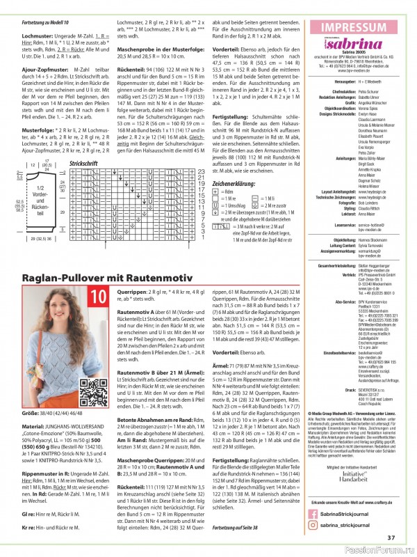 Вязаные модели в журнале &laquo;Sabrina №5 2026 German&raquo;