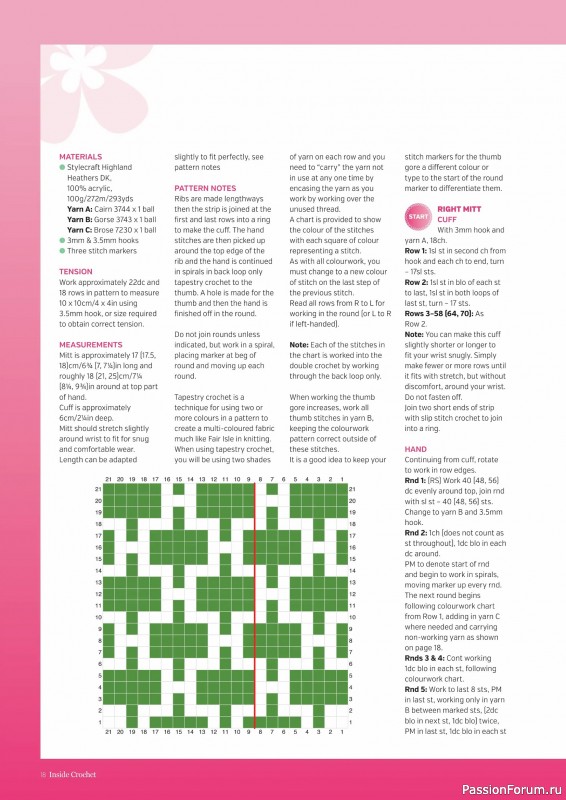 Вязаные проекты крючком в журнале &laquo;Inside Crochet №185 2025&raquo;