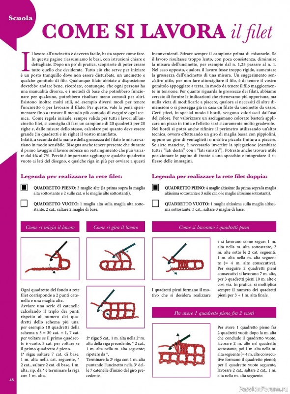 Вязаные проекты крючком в журнале «Motivi all'Uncinetto Speciale №4 2022»