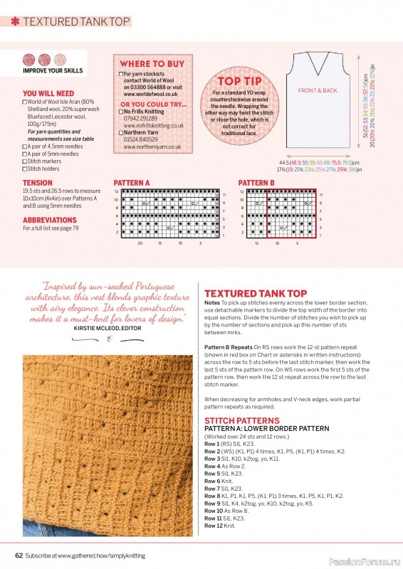 Вязаные проекты крючком в журнале «Simply Knitting №265 2025»