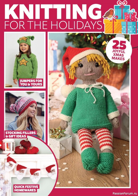 Вязаные проекты в журнале «Knitting for the Holidays 2025»