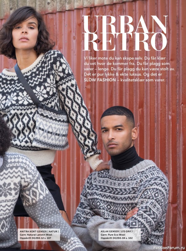 Вязаные проекты в журнале «Yarnmade №2 2019 Autumn & Winter Collection».