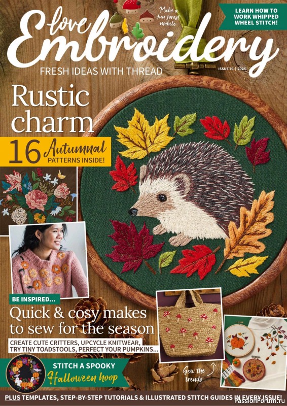 Коллекция вышивки в журнале &laquo;Love Embroidery №70 2025&raquo;