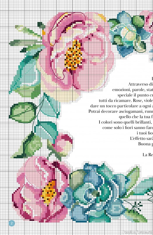 Коллекция проектов для рукодельниц в журнале &laquo;A Punto Croce Fiori - Marzo 2026&raquo;