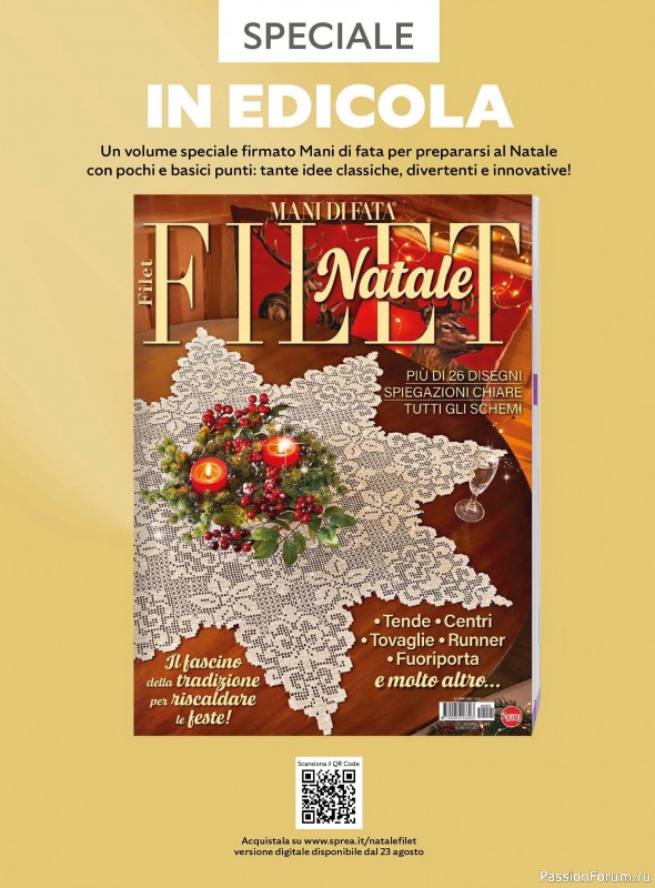 Коллекция проектов для рукодельниц в журнале «Mani di Fata - Dicembre 2025»