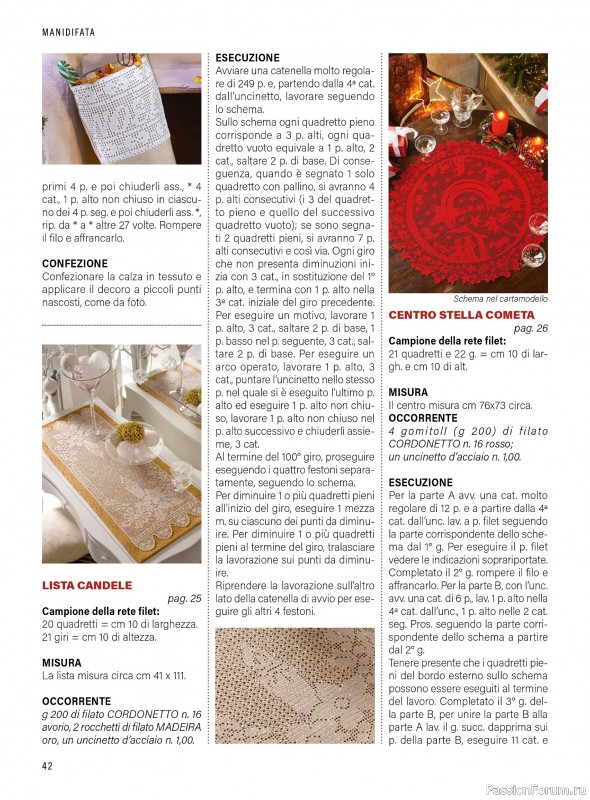 Коллекция проектов в журнале «Mani di Fata - Speciale Natale №1 2025»