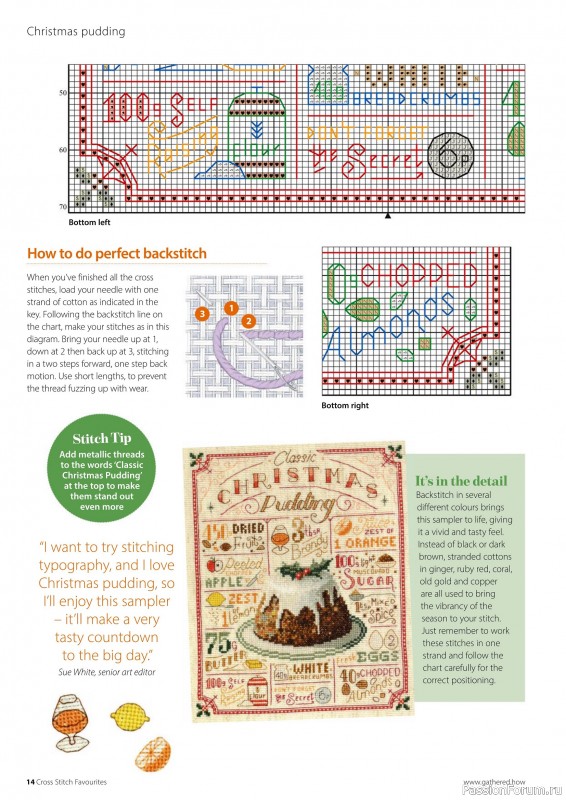 Коллекция вышивки в журнале «Cross Stitch Favourites - Christmas 2025»