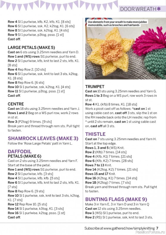 Вязаные модели спицами в журнале «Simply Knitting №224 2022»
