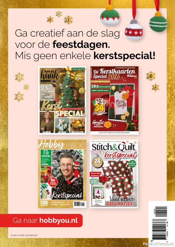 Вязаные проекты крючком в журнале «Aan de Haak Amigurumi №21 2025»