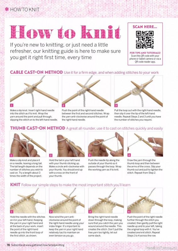Вязаные проекты крючком в журнале «Simply Knitting №248 2024»