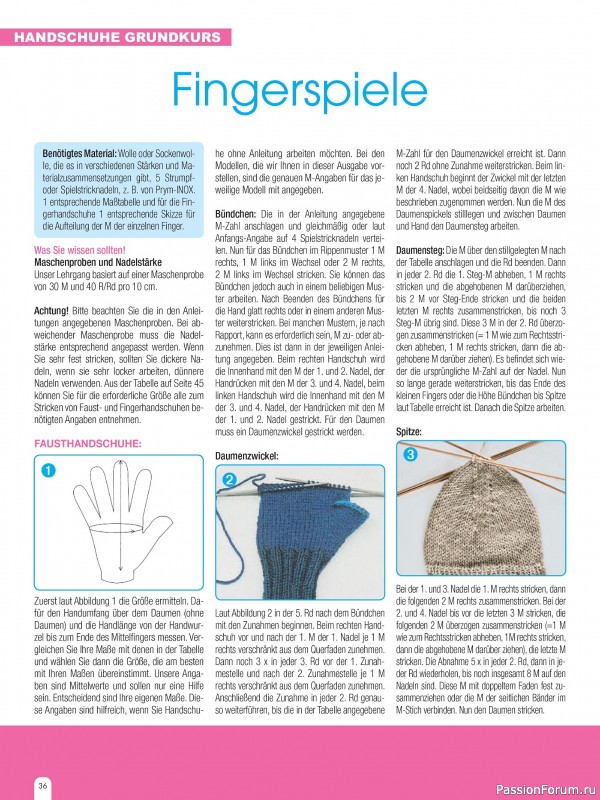 Вязаные проекты спицами в журнале «Hundert Seiten voller Ideen №4 2025»