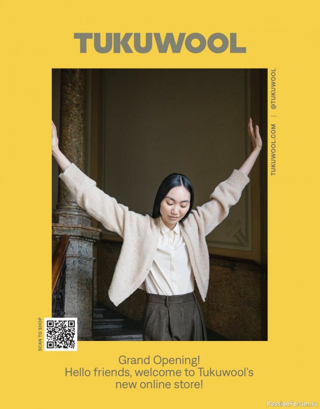 Вязаные проекты спицами в журнале «Laine Magazine №22 2024 Autumn»