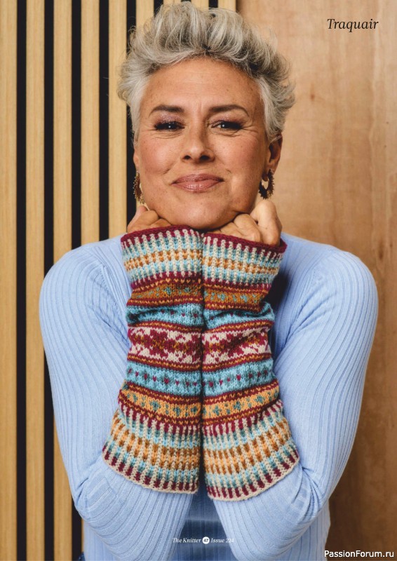 Вязаные проекты спицами в журнале «The Knitter №224 2026»