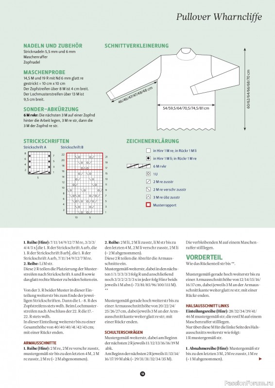 Вязаные проекты спицами в журнале «The Knitter №79 2025 Germany»