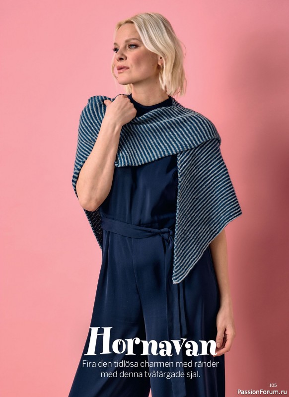 Вязаные проекты в журнале &laquo;Inspirerande handarbete - April 2026&raquo;