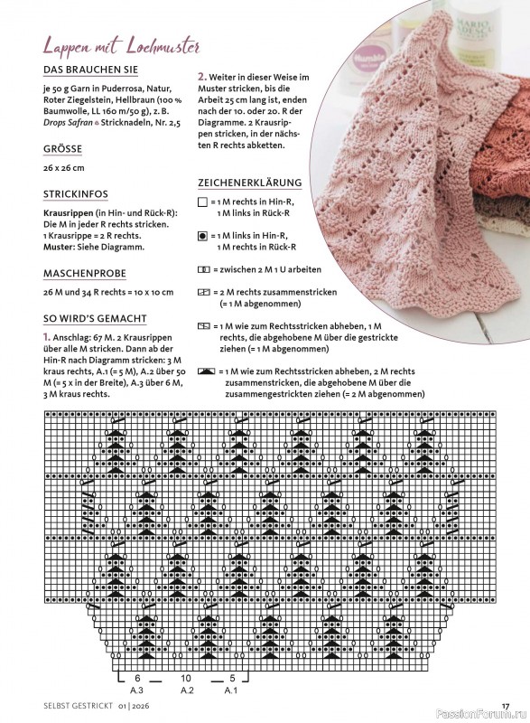 Вязаные проекты в журнале «Selbst Gestrickt №1 2026»