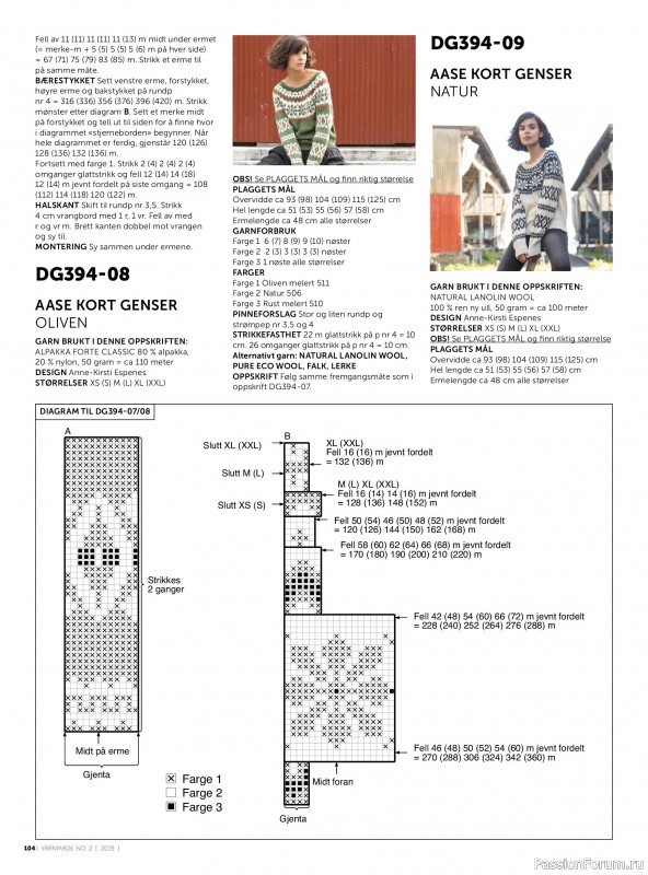 Вязаные проекты в журнале «Yarnmade №2 2019 Autumn & Winter Collection».