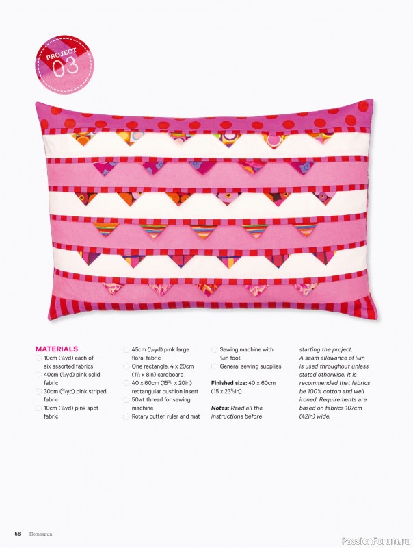 Коллекция проектов для рукодельниц в журнале «Australian Homespun №228 2025»