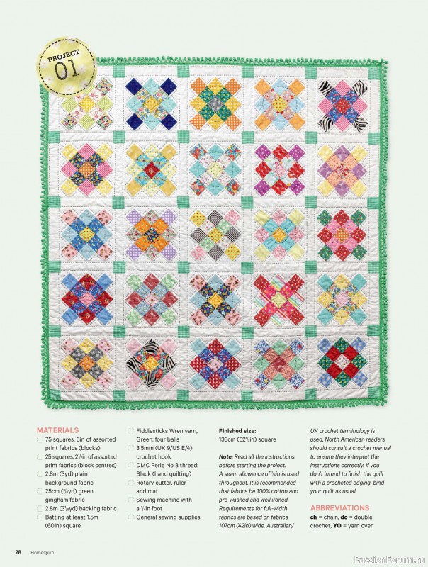 Коллекция проектов для рукодельниц в журнале &laquo;Australian Homespun - February-March 2026&raquo;